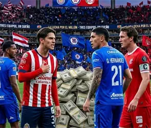 Competencia intensa por el mill&oacute;n: Toluca, Cruz Azul y Chivas