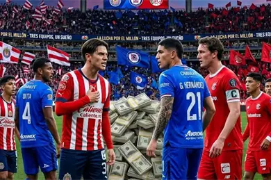 Competencia intensa por el mill&oacute;n: Toluca, Cruz Azul y Chivas