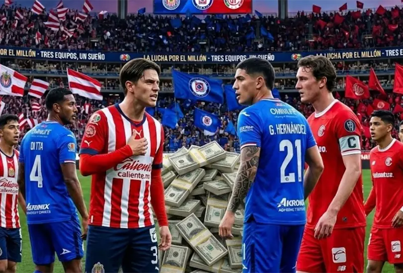Toluca, Cruz Azul Azul y Chivas