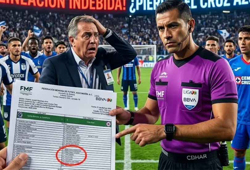 Cruz Azul justifica la posible alineaci&oacute;n indebida