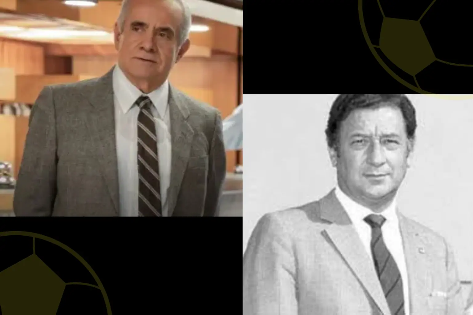 Guillermo Ca&ntilde;edo (&Aacute;lvaro Guerrero) ? Inspirado en Guillermo Ca&ntilde;edo, dirigente influyente de la FIFA y del futbol nacional.