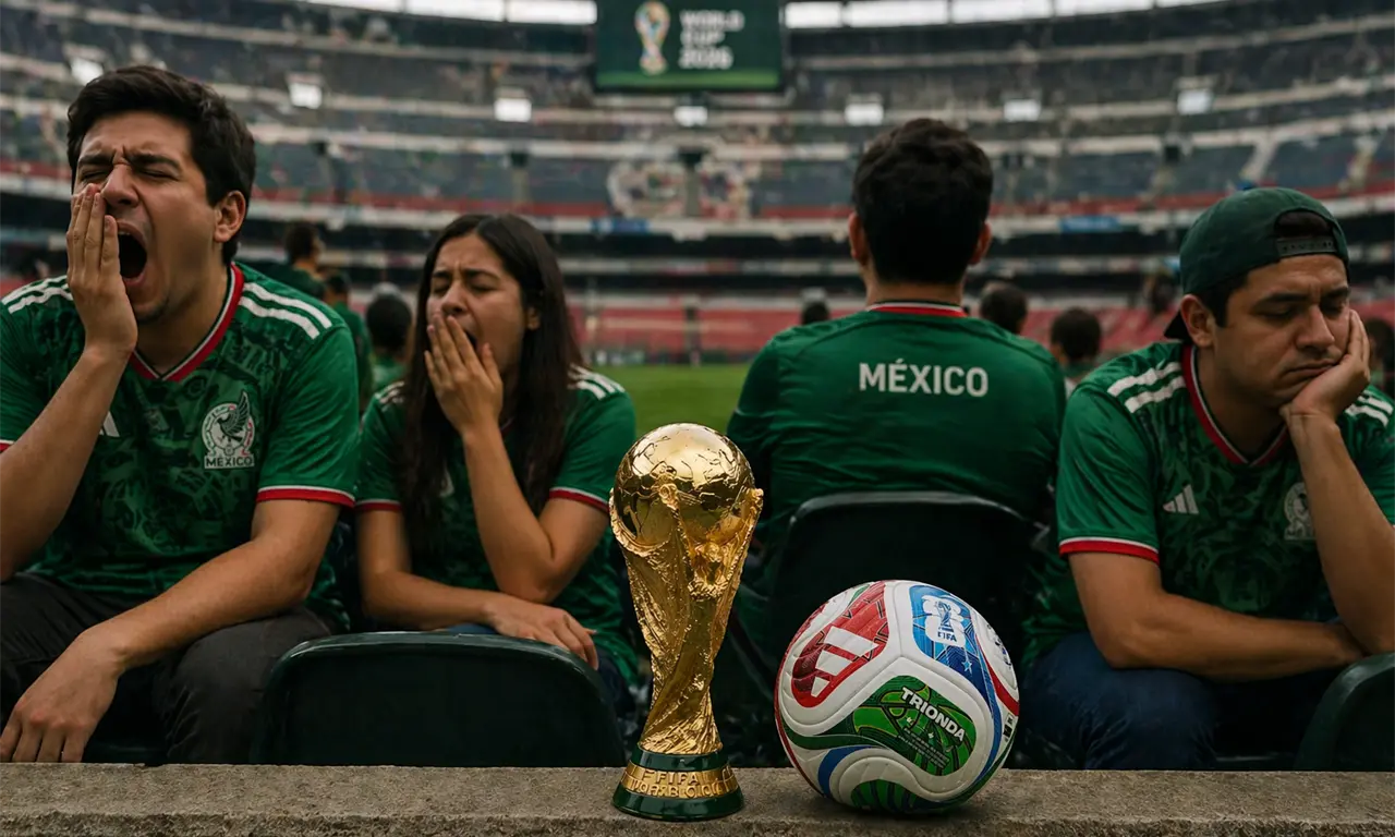  Una encuesta de Mitofsky revela que el interés de los mexicanos por el Mundial 2026 cayó a su nivel más bajo. 