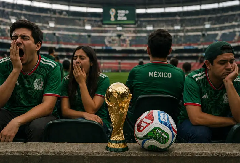 Una encuesta de Mitofsky revela que el inter&eacute;s de los mexicanos por el Mundial 2026 cay&oacute; a su nivel m&aacute;s bajo.