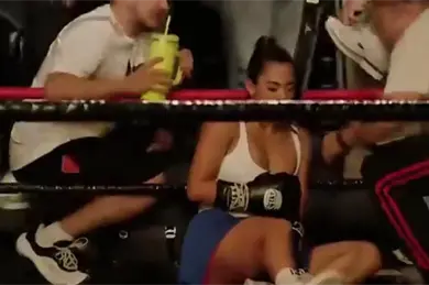 Kim Shantal se desploma en entrenamiento rumbo a Supernova