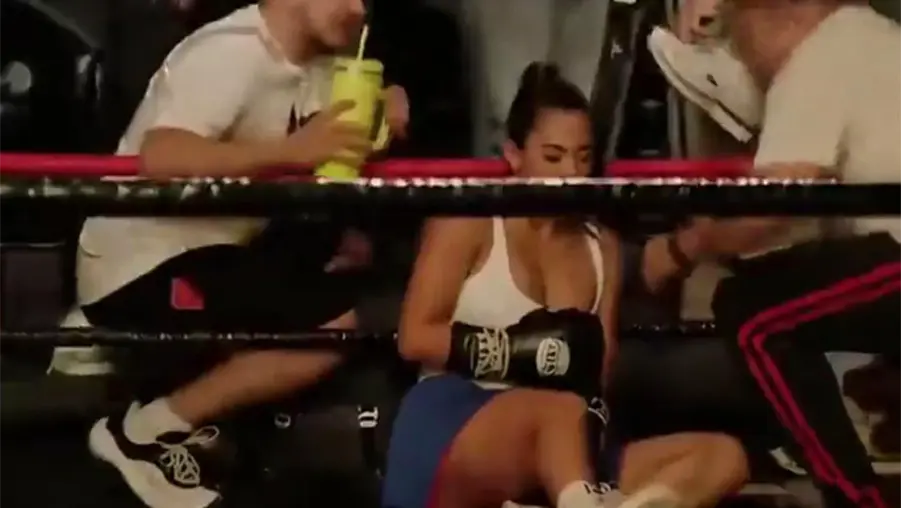 Kim Shantal se desploma en entrenamiento rumbo a Supernova