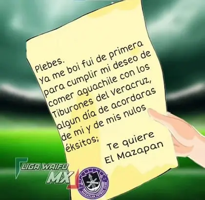 Hasta carta de despedida dejaron.