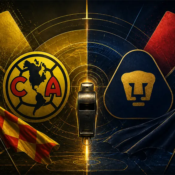 Designaci&oacute;n sorpresiva para Am&eacute;rica–Pumas en cuartos