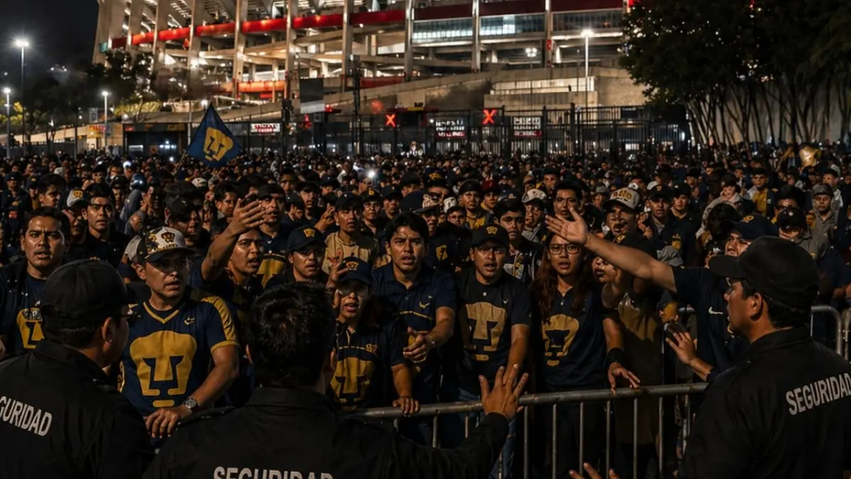  Los aficionados de Pumas se encontraron un problema en Fanki 