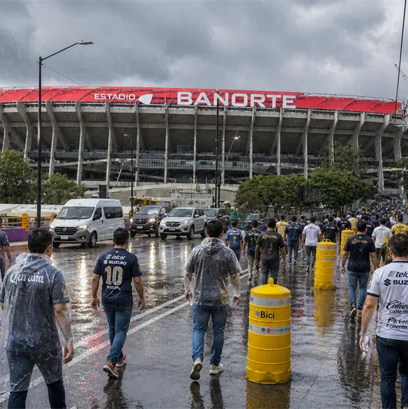 &iexcl;Llover&aacute; en el Am&eacute;rica vs Pumas!  El pron&oacute;stico del tiempo para el partido