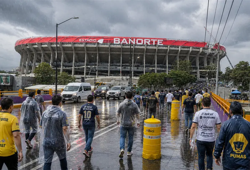 &iexcl;Llover&aacute; en el Am&eacute;rica vs Pumas!  El pron&oacute;stico del tiempo para el partido