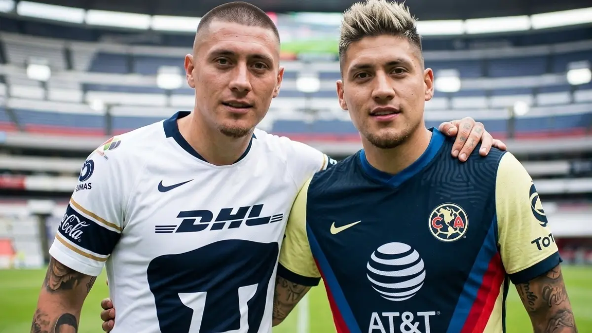  Nico Castillo es de los pocos en vestir la playera de Pumas y América 