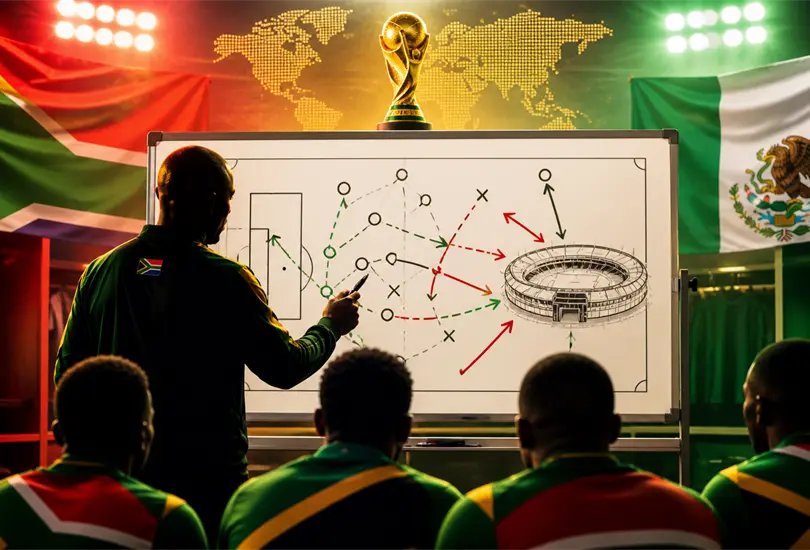 El plan secreto de Sud&aacute;frica para vencer a M&eacute;xico en el Mundial
