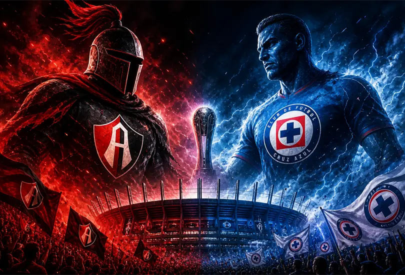 Choque de orgullo y tradici&oacute;n en Guadalajara: Atlas y Cruz Azul encienden la liguilla con un duelo intenso que promete emociones hasta el &uacute;ltimo minuto.
