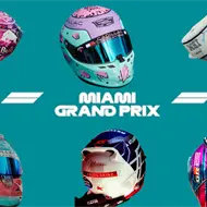 Los cascos m&aacute;s llamativos del GP de Miami 2026