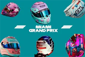 Los cascos m&aacute;s llamativos del GP de Miami 2026
