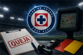 &iexcl;Cruz Azul no calla! Queja formal contra el arbitraje del Jalisco