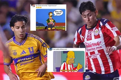 Chivas cay&oacute; en la ida vs Tigres y los memes no perdonaron