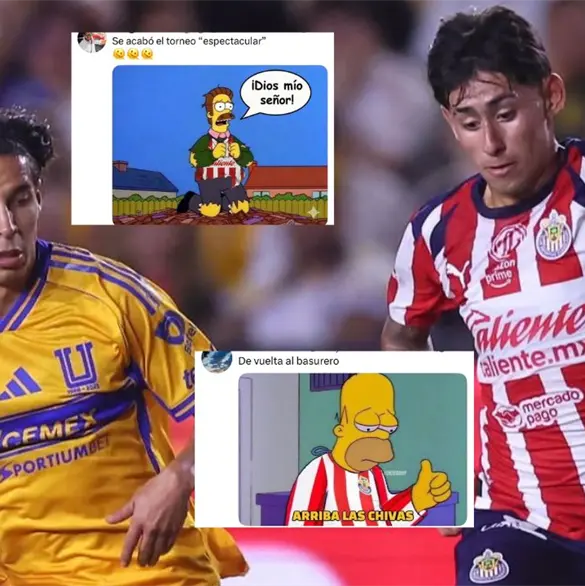 Chivas cay&oacute; en la ida vs Tigres y los memes no perdonaron