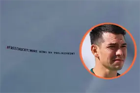 &iexcl;Free Chucky! Avioneta protesta en pleno partido de San Diego FC