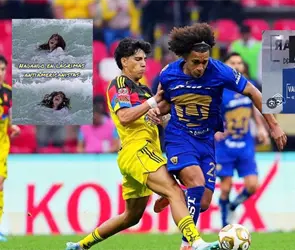 La pol&eacute;mica estuvo presente en el Am&eacute;rica Pumas y los memes tambi&eacute;n
