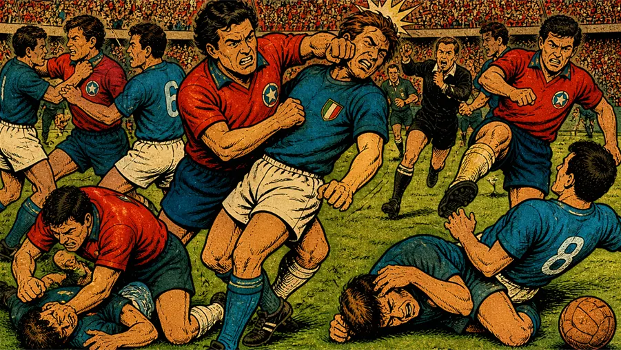 La Batalla de Santiago: el partido m&aacute;s violento en las Copas del Mundo