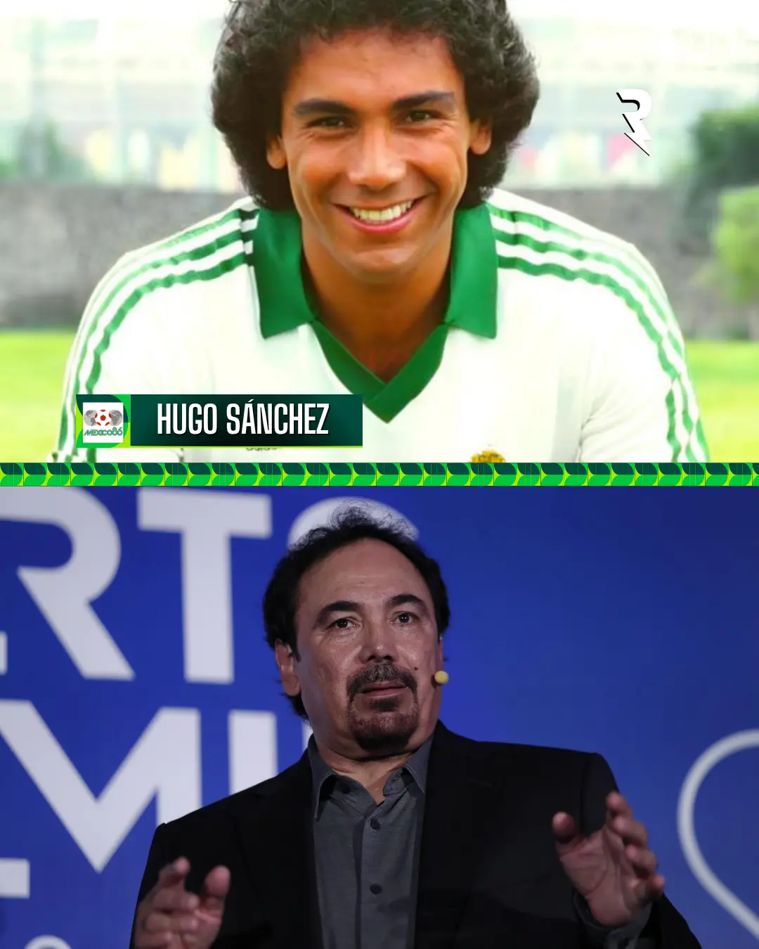 Hugo S&aacute;nchez  <br>"&Iacute;dolo del Real Madrid y referente del Tri en el Mundial 86. Hoy analista y figura medi&aacute;tica."
