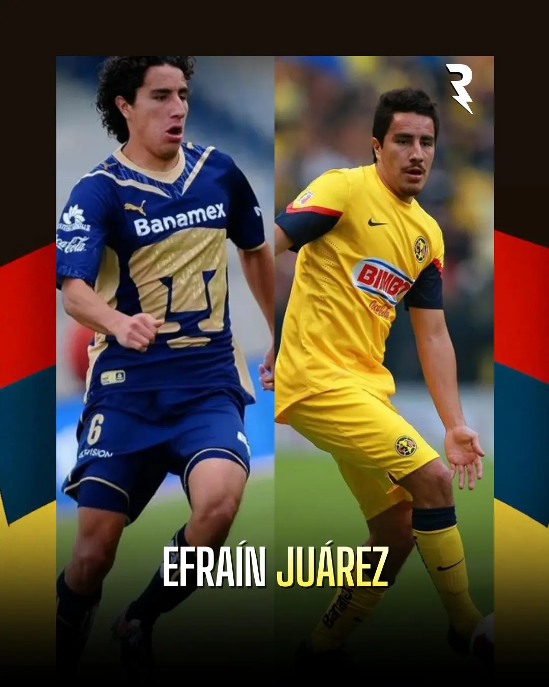 Efra&iacute;n Ju&aacute;rez: Y hasta el actual entrenador de Pumas jug&oacute; en Am&eacute;rica, decisi&oacute;n pol&eacute;mica que la afici&oacute;n jam&aacute;s perdon&oacute;.