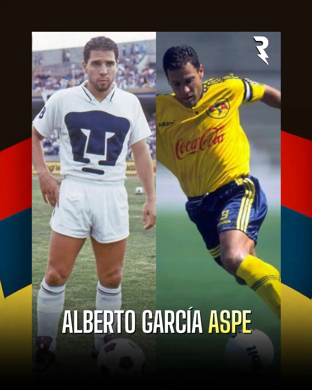 Alberto Garc&iacute;a Aspe: S&iacute;mbolo universitario que termin&oacute; vistiendo azulcrema, su paso al Am&eacute;rica dej&oacute; marcada una herida eterna en la afici&oacute;n.