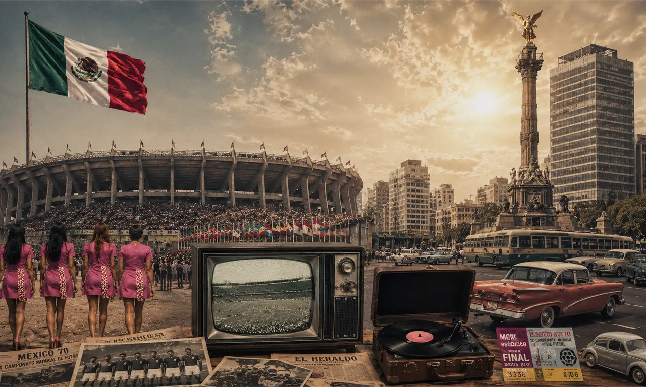  México 70 transformó al país: así eran las calles, la televisión, el Azteca y la vida cotidiana durante el Mundial. 