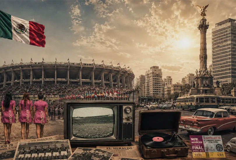 M&eacute;xico 70 transform&oacute; al pa&iacute;s: as&iacute; eran las calles, la televisi&oacute;n, el Azteca y la vida cotidiana durante el Mundial.