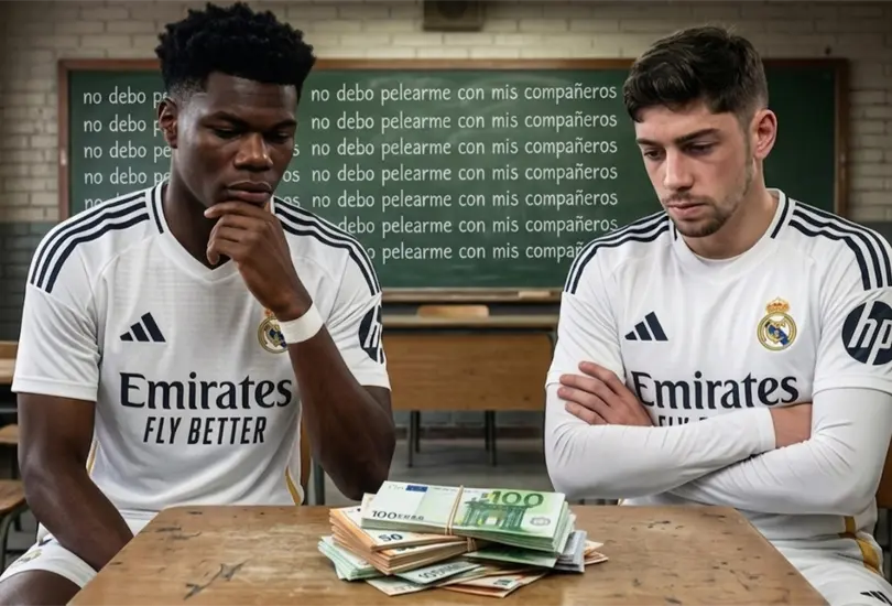 El Real Madrid impuso mano dura a Valverde y Tchouam&eacute;ni