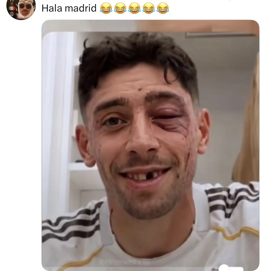 Valverde viendo como el Barca ganaba
