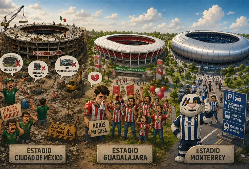 A un mes del Mundial ¿Realmente están listas las sedes en México? A un mes del Mundial ¿Realmente están listas las sedes en México?