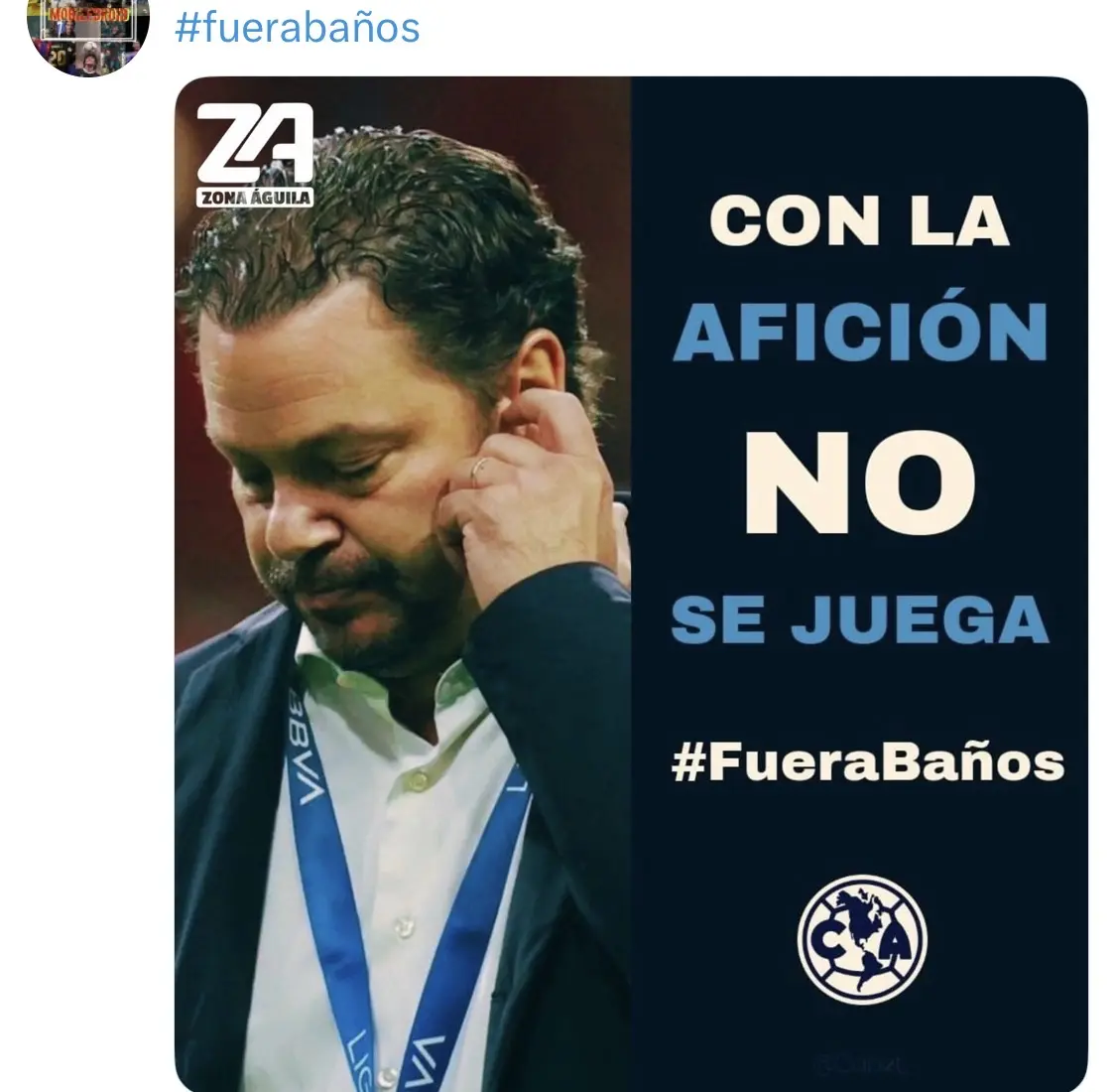 Piden la salida de Baños