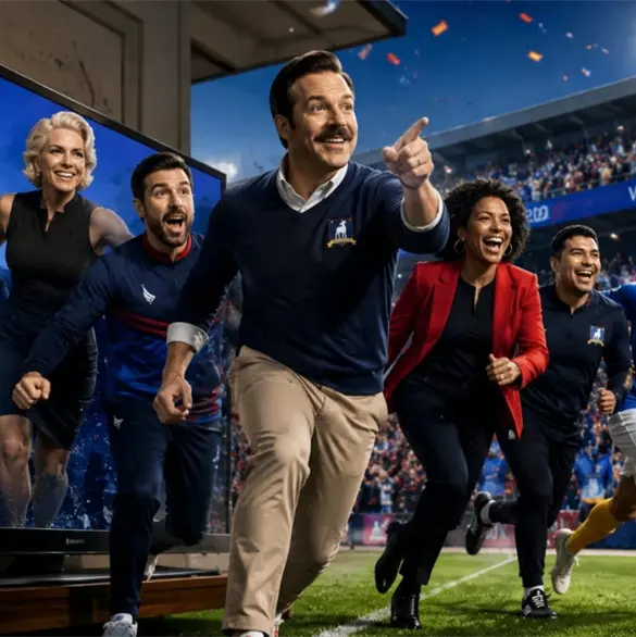 Actor de Ted Lasso salta de la pantalla chica al futbol profesional