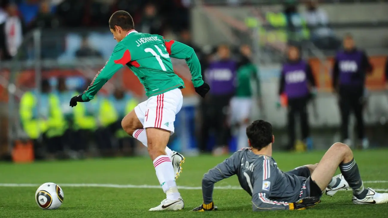 Chicharito se consagr&oacute; vs Francia