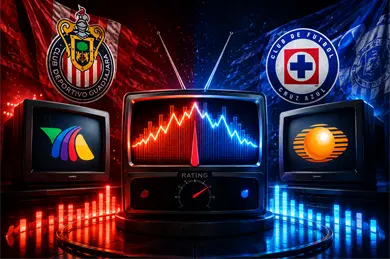 &iquest;Qui&eacute;n se llev&oacute; el rating en el Cruz Azul vs Chivas?