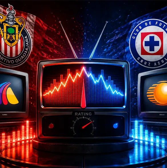 &iquest;Qui&eacute;n se llev&oacute; el rating en el Cruz Azul vs Chivas?