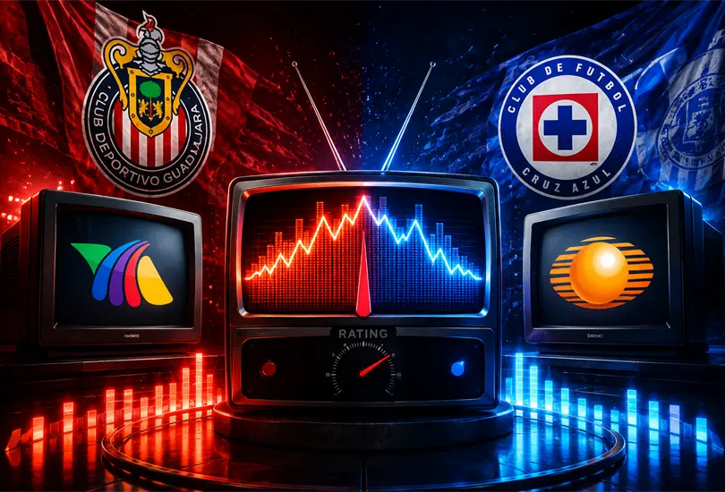 La batalla entre Chivas y Cruz Azul tambi&eacute;n se jug&oacute; fuera de la cancha: la guerra por el rating entre Televisa y TV Azteca volvi&oacute; a encender la televisi&oacute;n mexicana en plena Liguilla.