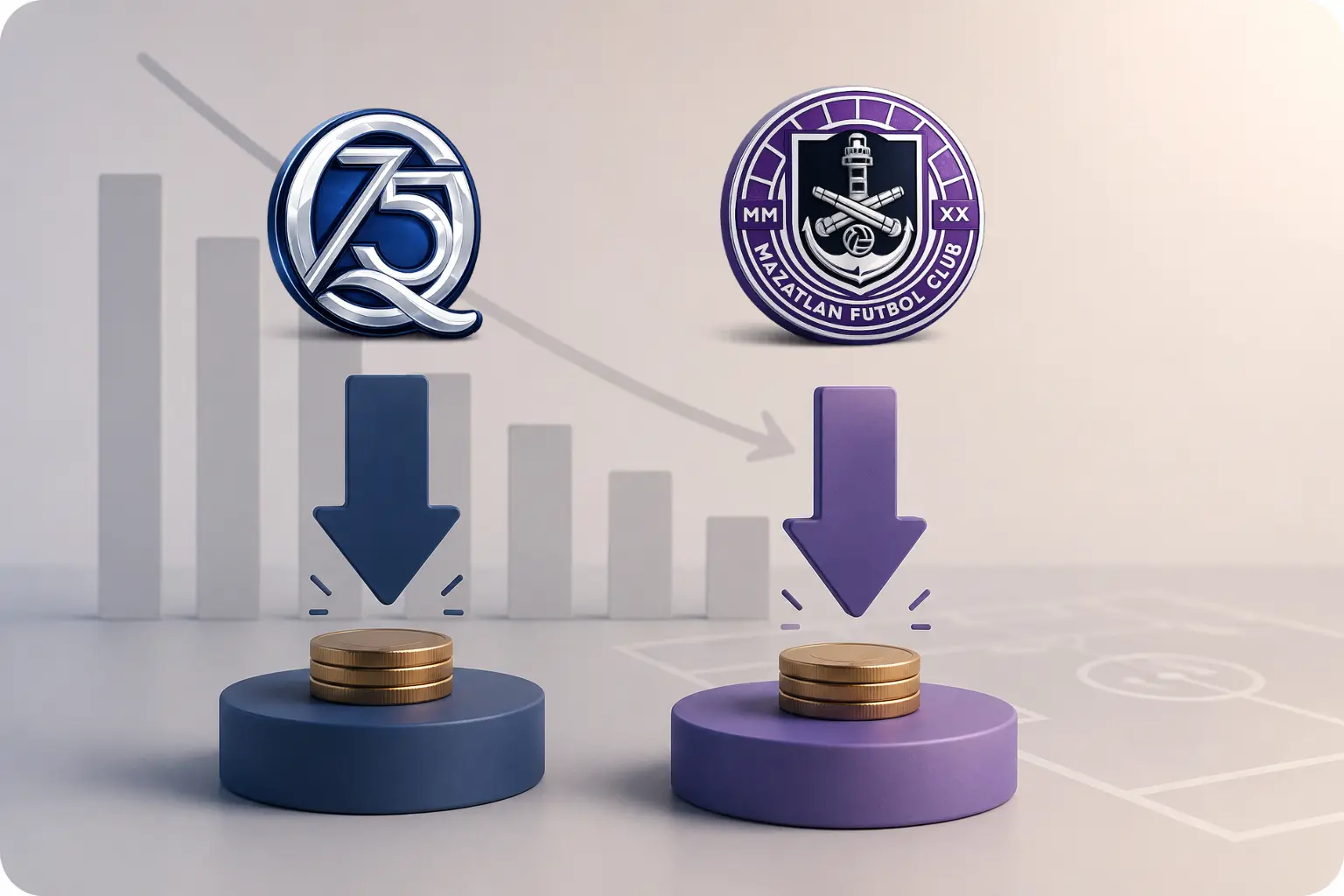Querétaro y Mazatlán son los equipos de menor costo en la Liga MX Querétaro y Mazatlán son los equipos de menor costo en la Liga MX