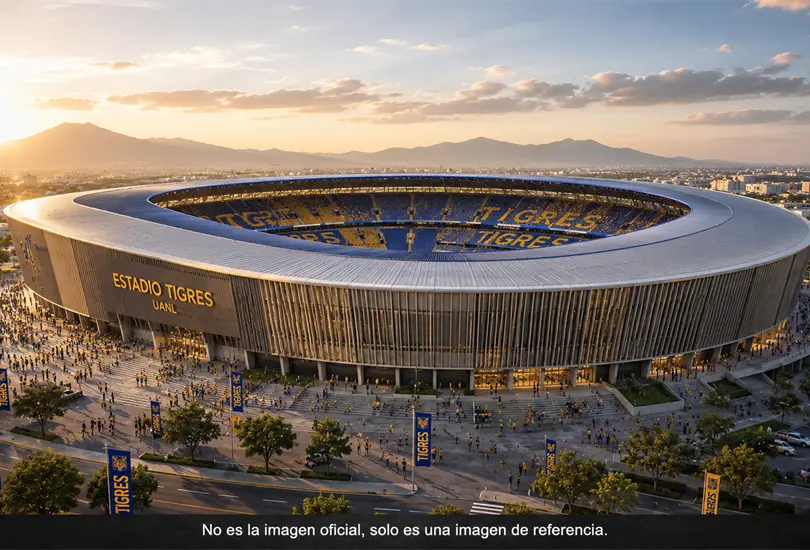 El ambicioso nuevo estadio de Tigres que opacar&iacute;a al Gigante de Acero