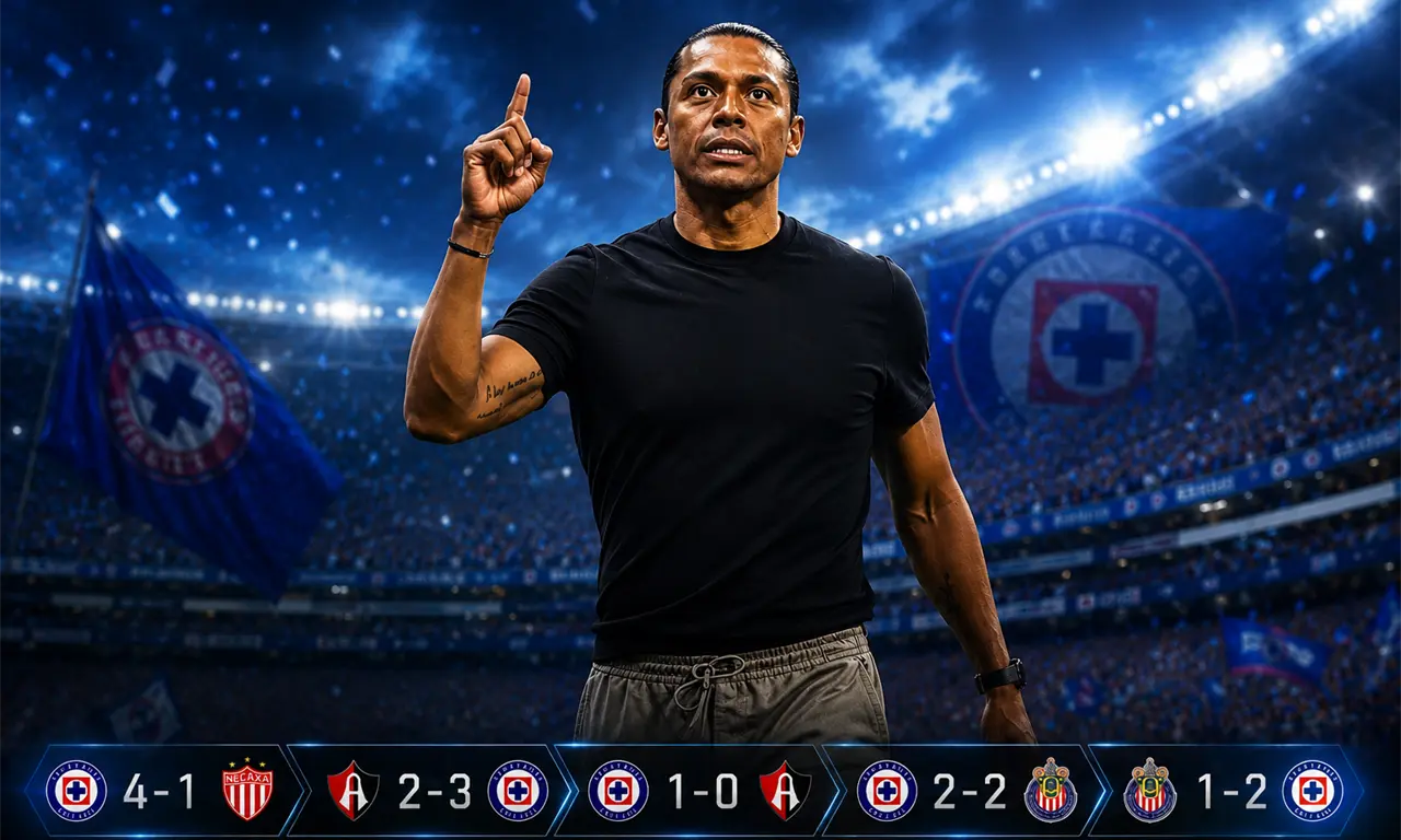  Joel Huiqui, el interino que puede ser campeón invicto con Cruz Azul 