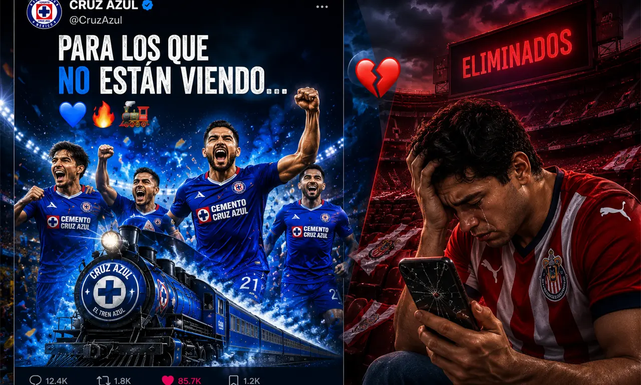 Cruz Azul devolvió la ironía a Chivas con la misma frase que el Rebaño usó para quejarse del arbitraje 