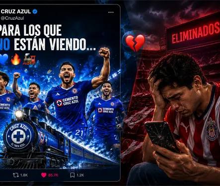 Cruz Azul responde: "Para los que no est&aacute;n viendo..."