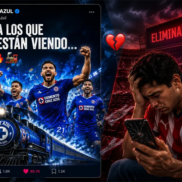 Cruz Azul responde: "Para los que no est&aacute;n viendo..."