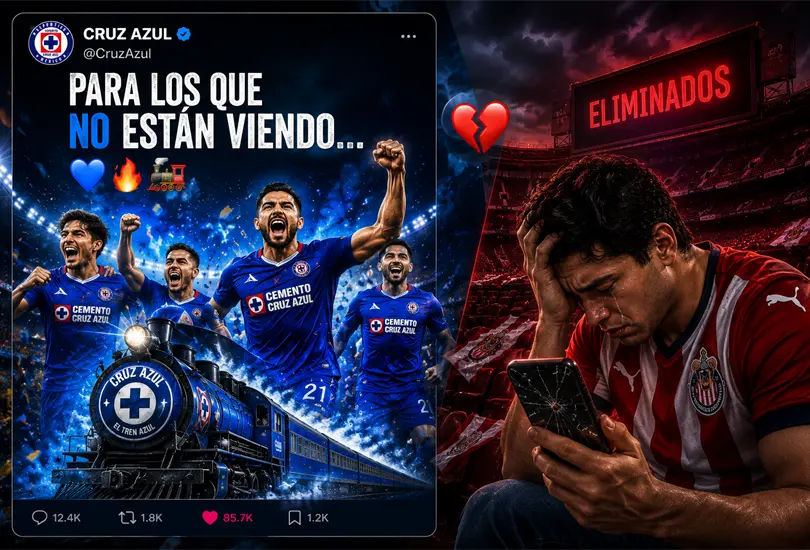 Cruz Azul devolvi&oacute; la iron&iacute;a a Chivas con la misma frase que el Reba&ntilde;o us&oacute; para quejarse del arbitraje