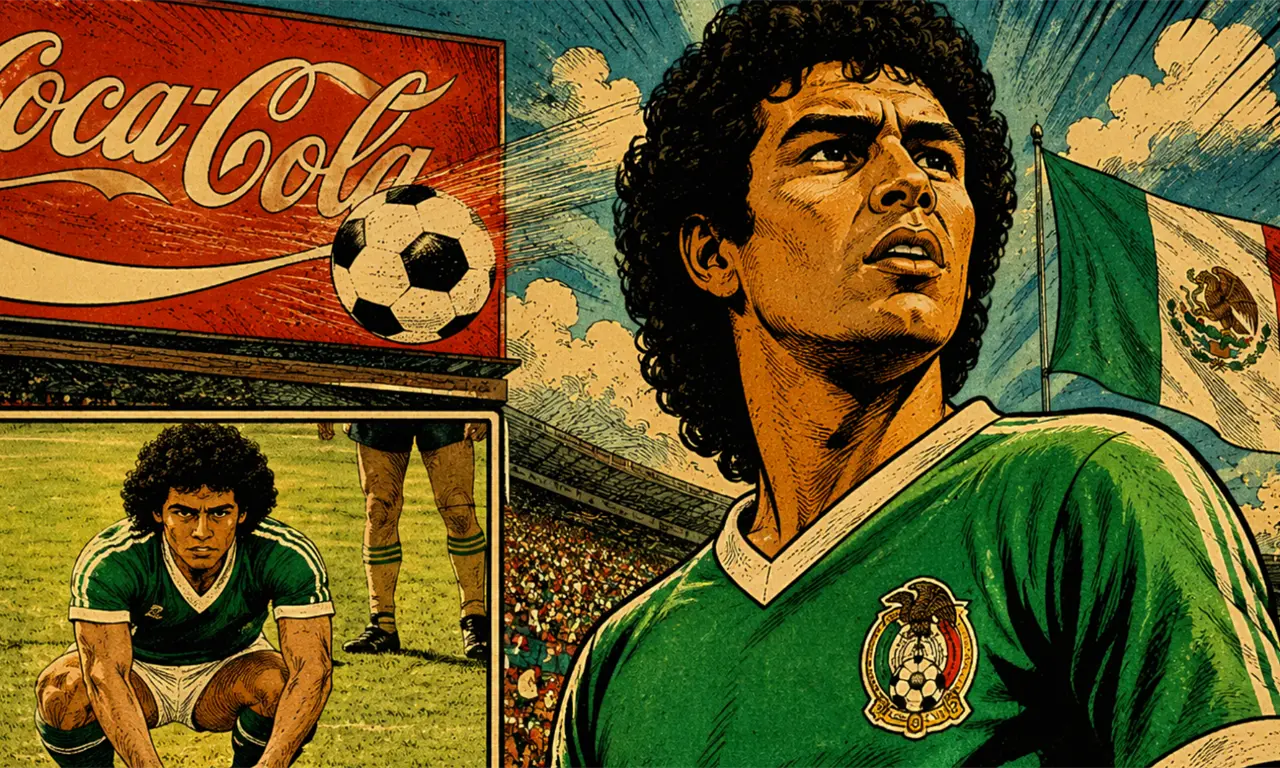  Hugo Sánchez estuvo a nada de convertir en realidad un anuncio de Coca-Cola en México 86, pero el final fue completamente distinto. 