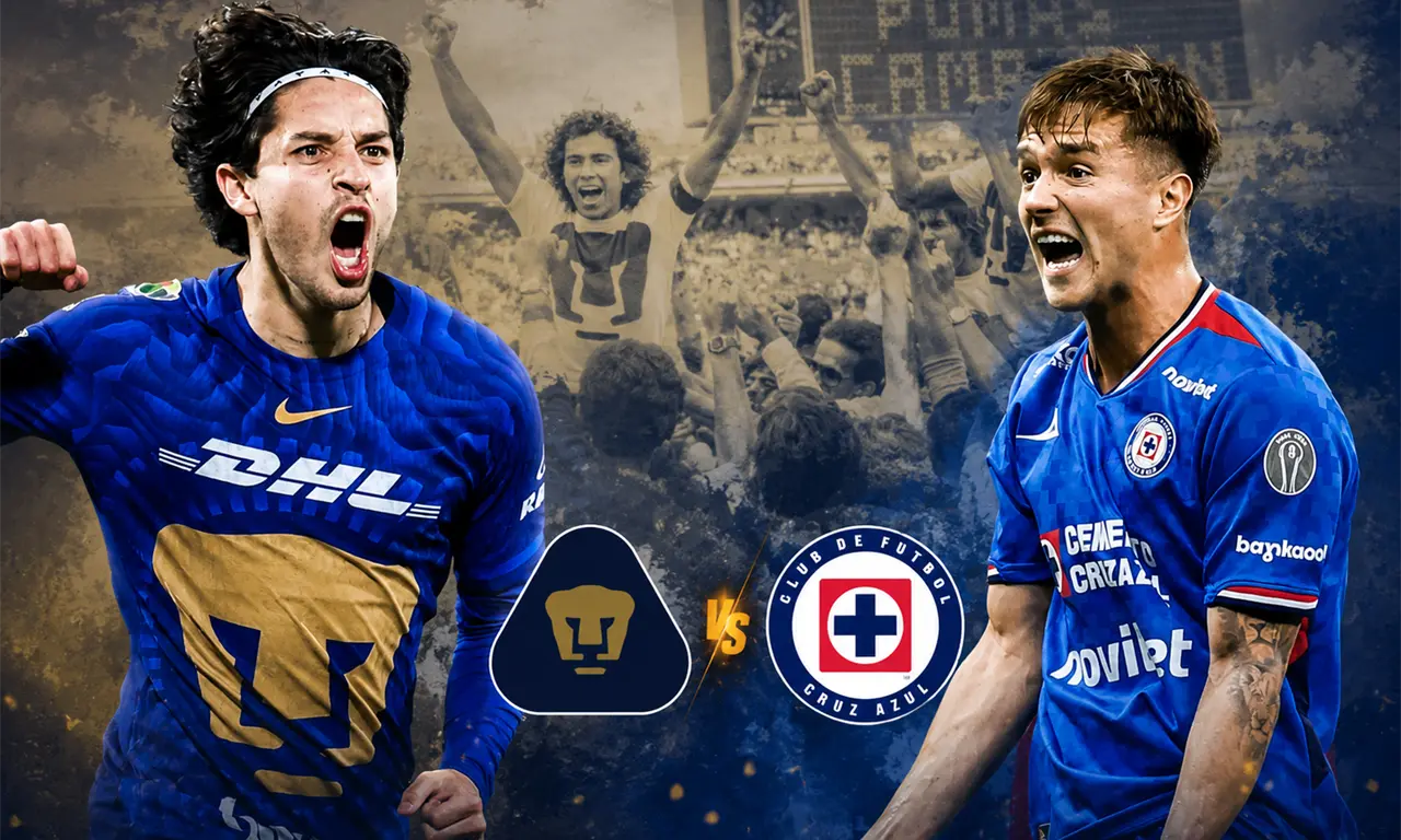  45 años después, Pumas y Cruz Azul se enfrentan otra vez en la final 