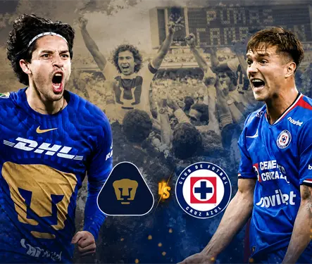 45 a&ntilde;os despu&eacute;s, Pumas y Cruz Azul se enfrentan otra vez en la final