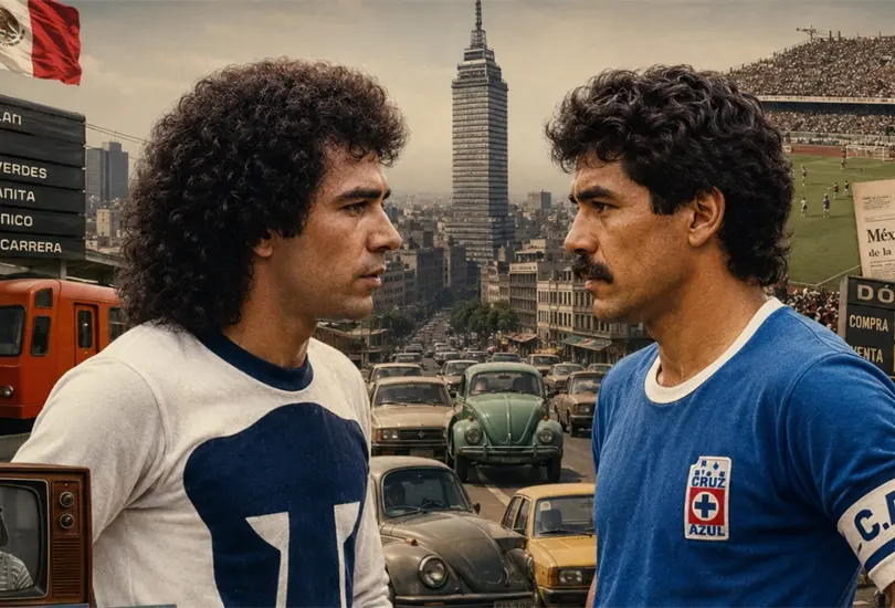 Hugo Sánchez y Nacho Flores eran figuras en Pumas y Cruz Azul Hugo Sánchez y Nacho Flores eran figuras en Pumas y Cruz Azul